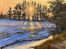 Late Winter Sunset - Huron County