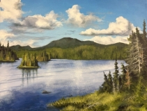Sunny Day at Rabbit Blanket Lake