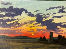 Farm Sunset- Huron County